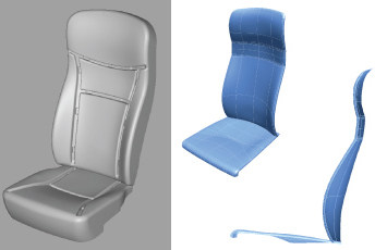 Ergonomic Bus Seat